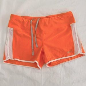 Large Nike athletic shorts with mesh detail
